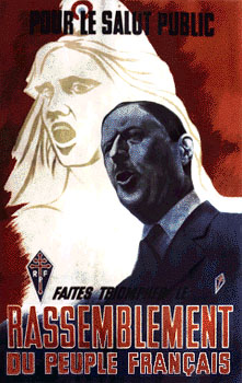 affiche de 1948 pour le RPF